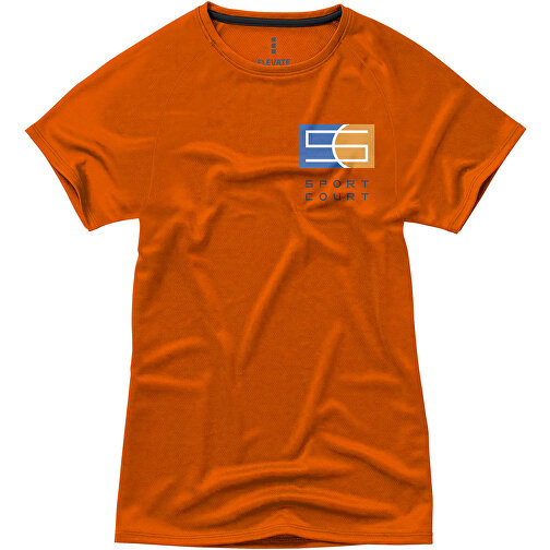 Niagara T-Shirt Cool Fit Für Damen , orange, Mesh mit Cool Fit Finish 100% Polyester, 145 g/m2, M, , Bild 2