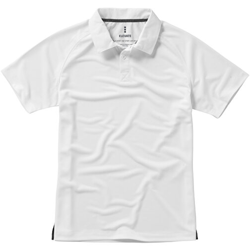 Ottawa Poloshirt Cool Fit Für Herren , weiss, Piqué Strick mit Cool Fit Finish 100% Polyester, 220 g/m2, S, , Bild 7