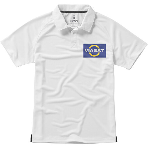 Ottawa Poloshirt Cool Fit Für Herren , weiß, Piqué Strick mit Cool Fit Finish 100% Polyester, 220 g/m2, L, , Bild 2