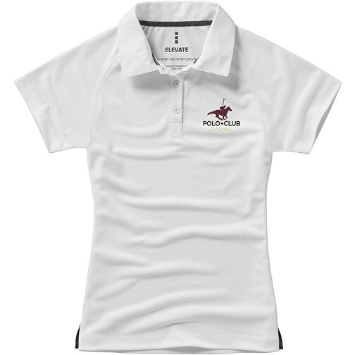 Ottawa Poloshirt Cool Fit Für Damen , weiß, Piqué Strick mit Cool Fit Finish 100% Polyester, 220 g/m2, XL, , Bild 4