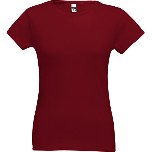 THC SOFIA. Tailliertes Damen-T-Shirt , burgunder, 100% Baumwolle, XL, 66,00cm x 50,00cm (Länge x Breite), Bild 1