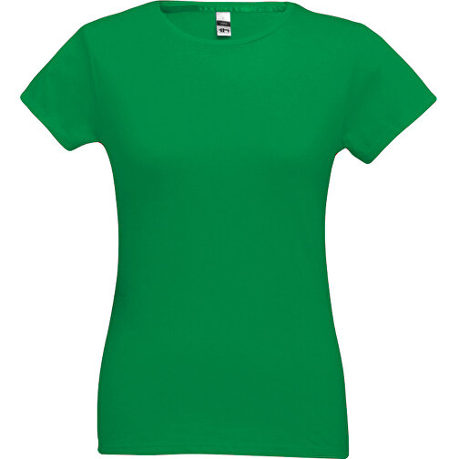 THC SOFIA. Tailliertes Damen-T-Shirt , grün, 100% Baumwolle, M, 62,00cm x 44,00cm (Länge x Breite), Bild 1