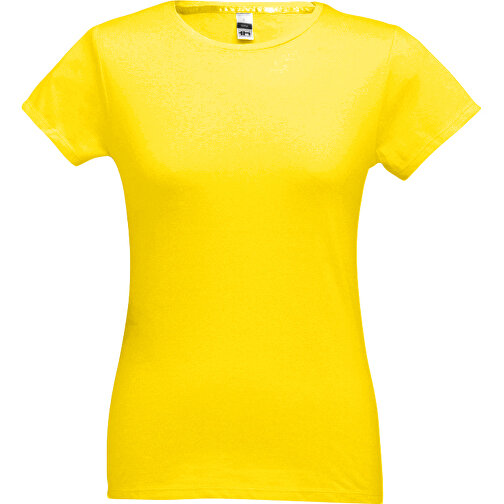 THC SOFIA. Tailliertes Damen-T-Shirt , gelb, 100% Baumwolle, S, 60,00cm x 41,00cm (Länge x Breite), Bild 1