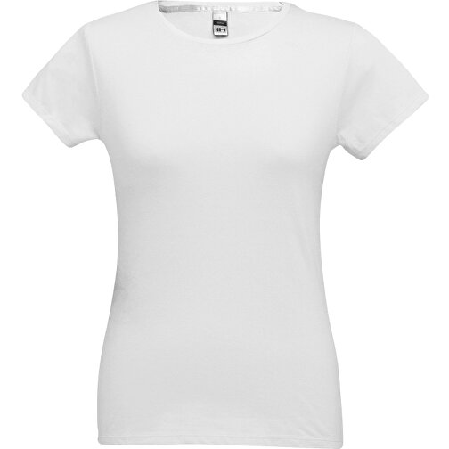 THC SOFIA WH. Tailliertes Damen-T-Shirt Aus Baumwolle. Farbe Weiss , weiss, 100% Baumwolle, XL, 66,00cm x 50,00cm (Länge x Breite), Bild 1