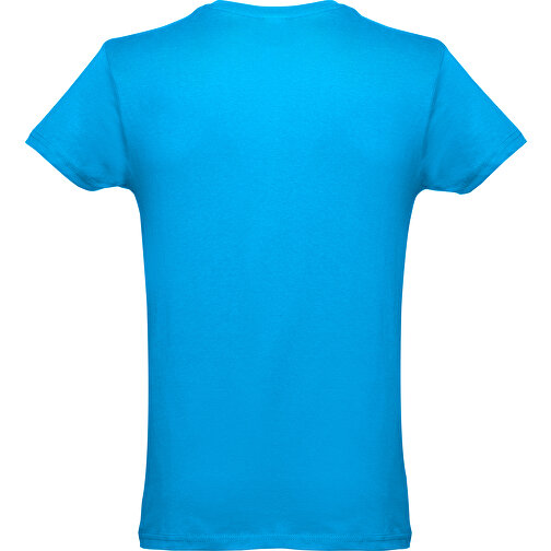 THC LUANDA 3XL. Herren T-shirt , wasserblau, 100% Baumwolle, 3XL, 82,00cm x 65,00cm (Länge x Breite), Bild 2
