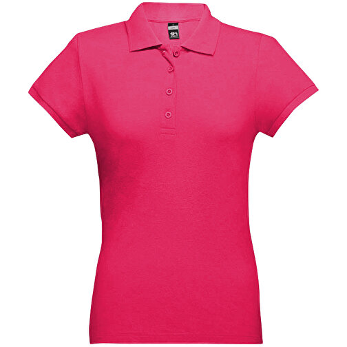 THC EVE. Damen Poloshirt , hellgrün, 100% Baumwolle, XL, 66,00cm x 49,00cm (Länge x Breite), Bild 2