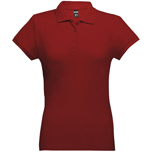 THC EVE. Damen Poloshirt , burgunder, 100% Baumwolle, XL, 66,00cm x 49,00cm (Länge x Breite), Bild 1