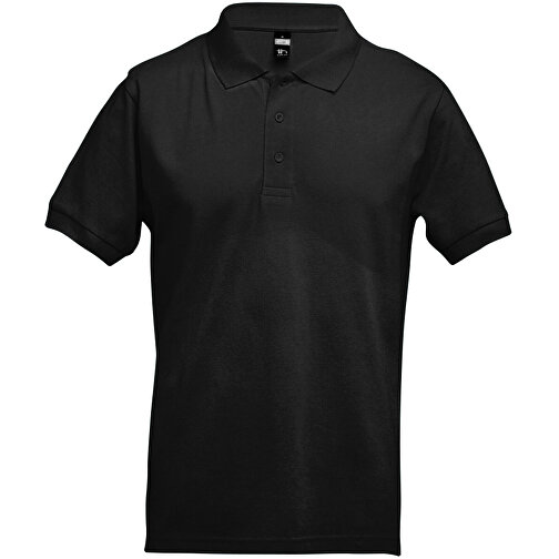 THC ADAM. Kurzarm-Poloshirt Aus Baumwolle Für Herren , dunkelbraun, 100% Baumwolle, XXL, 75,00cm x 61,00cm (Länge x Breite), Bild 2