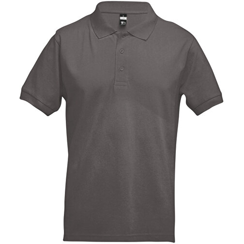 THC ADAM. Kurzarm-Poloshirt Aus Baumwolle Für Herren , grau, 100% Baumwolle, XXL, 75,00cm x 61,00cm (Länge x Breite), Bild 1