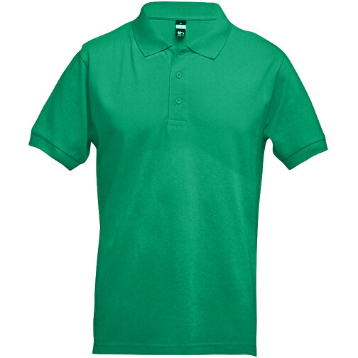 THC ADAM. Kurzarm-Poloshirt Aus Baumwolle Für Herren , grün, 100% Baumwolle, S, 67,50cm x 46,00cm (Länge x Breite), Bild 1