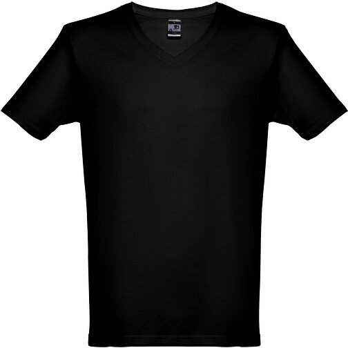THC ATHENS. Herren T-shirt , rot melliert, 100% Baumwolle, L, 73,00cm x 52,00cm (Länge x Breite), Bild 2