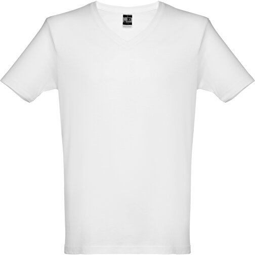 THC ATHENS WH. Herren T-shirt , weiss, 100% Baumwolle, M, 71,50cm x 50,00cm (Länge x Breite), Bild 2