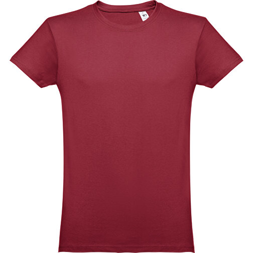 THC LUANDA. Herren-T-Shirt Aus Baumwolle Im Schlauchformat , burgunder, 100% Baumwolle, XS, 67,00cm x 47,00cm (Länge x Breite), Bild 1