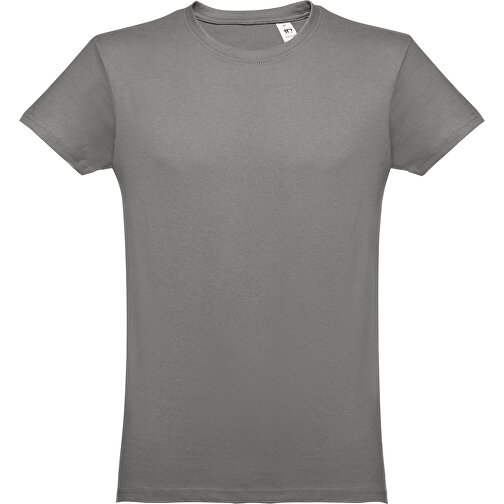 THC LUANDA. Herren-T-Shirt Aus Baumwolle Im Schlauchformat , grau, 100% Baumwolle, XS, 67,00cm x 47,00cm (Länge x Breite), Bild 1