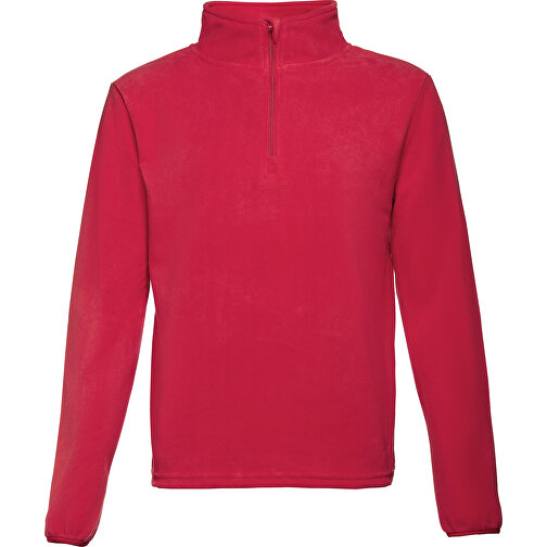 THC VIENNA. Unisex Fleece-Pullover , rot, Polyester, L, 73,00cm x 57,00cm (Länge x Breite), Bild 1