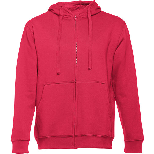 THC AMSTERDAM. Sweatshirt Für Männer Aus Baumwolle Und Polyester , rot, Baumwolle und Polyester, M, 72,00cm x 55,00cm (Länge x Breite), Bild 1