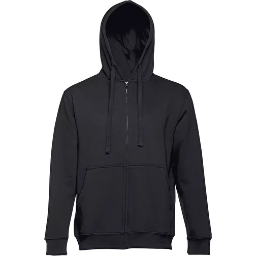 THC AMSTERDAM. Sweat-shirt pour homme, avec fermeture zippée et capuche, Image 4