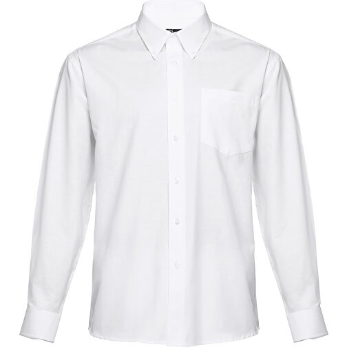 THC TOKYO WH. Herren Oxford Hemd , weiß, Baumwolle und Polyester, S, 77,00cm x 54,00cm (Länge x Breite), Bild 1