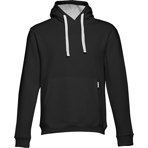 THC MOSCOW. Unisex Sweatshirt , schwarz, Baumwolle und Polyester, M, 68,00cm x 55,00cm (Länge x Breite), Bild 1