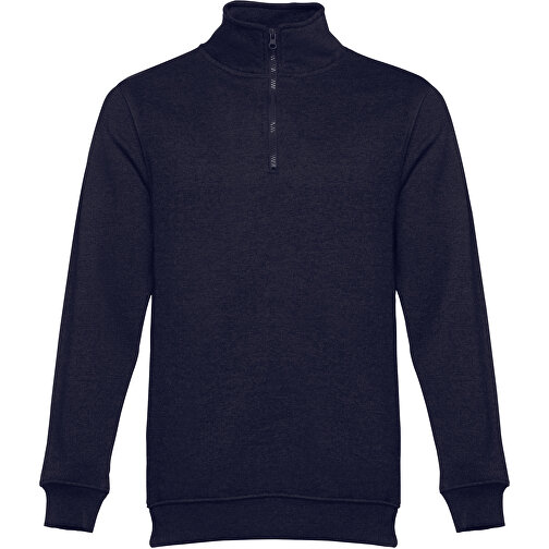 THC BUDAPEST. Unisex Sweatshirt , dunkelblau, Baumwolle und Polyester, XXL, 79,00cm x 63,00cm (Länge x Breite), Bild 1