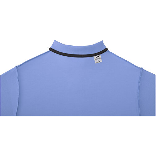 Helios Poloshirt Für Herren , hellblau, Piqué Strick 100% BCI Baumwolle, 180 g/m2, 3XL, , Bild 6