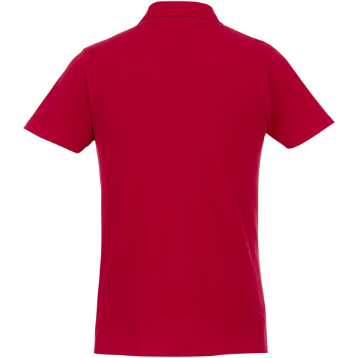 Helios Poloshirt Für Herren , rot, Piqué Strick 100% BCI Baumwolle, 180 g/m2, S, , Bild 5