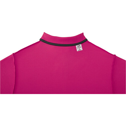 Helios Poloshirt Für Herren , magenta, Piqué Strick 100% BCI Baumwolle, 180 g/m2, 2XL, , Bild 6