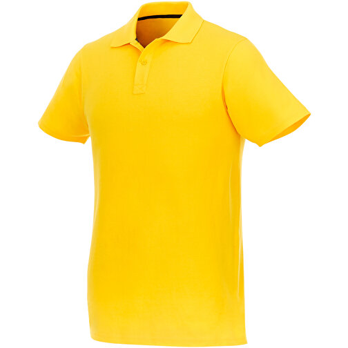 Helios Poloshirt Für Herren , gelb, Piqué Strick 100% BCI Baumwolle, 180 g/m2, 3XL, , Bild 1