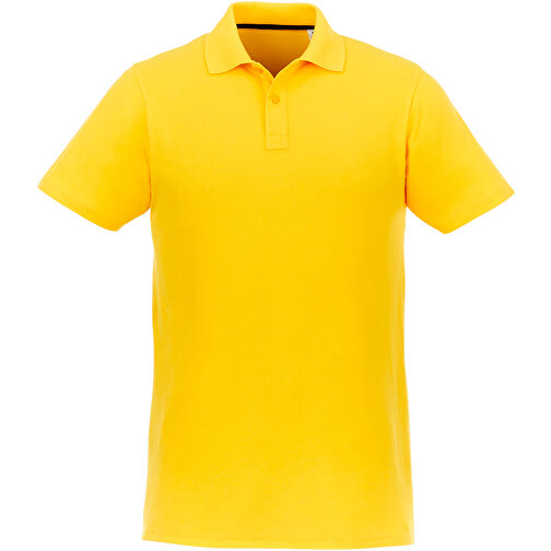 Helios Poloshirt Für Herren , gelb, Piqué Strick 100% BCI Baumwolle, 180 g/m2, 3XL, , Bild 4