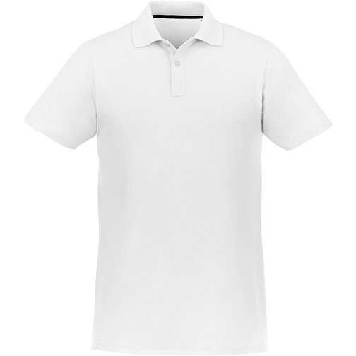 Helios Poloshirt Für Herren , weiß, Piqué Strick 100% BCI Baumwolle, 180 g/m2, 3XL, , Bild 4