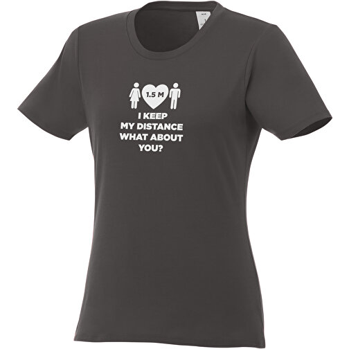 Heros T-Shirt Für Damen , storm grey, Single jersey Strick 100% BCI Baumwolle, 150 g/m2, XL, , Bild 3