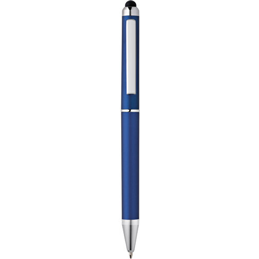 ESLA. Kugelschreiber Mit Metallfinish , königsblau, Kunststoff, , Bild 1