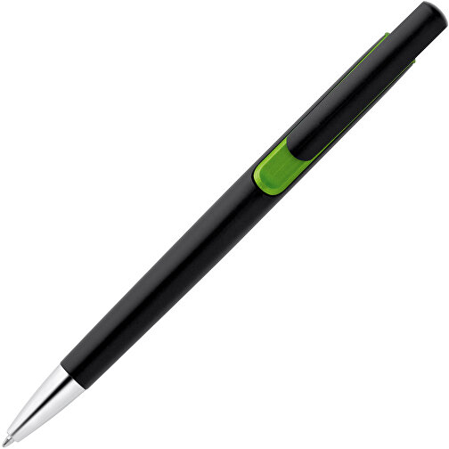BRIGT. Kugelschreiber Mit Metallischer Oberfläche , hellgrün, Kunststoff, , Bild 2