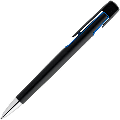 BRIGT. Kugelschreiber Mit Metallischer Oberfläche , königsblau, Kunststoff, , Bild 2