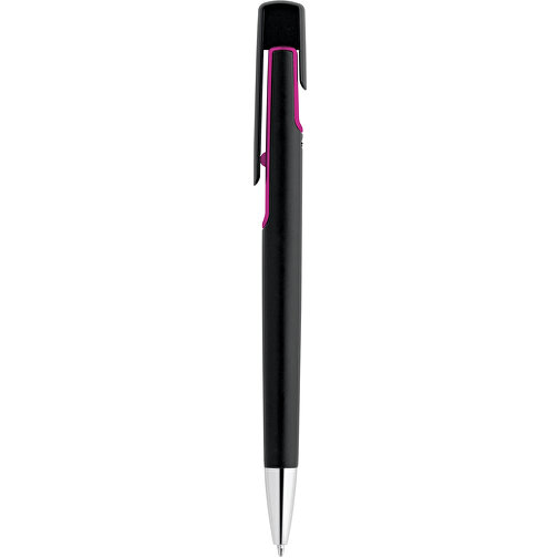 BRIGT. Kugelschreiber Mit Metallischer Oberfläche , rosa, Kunststoff, , Bild 1