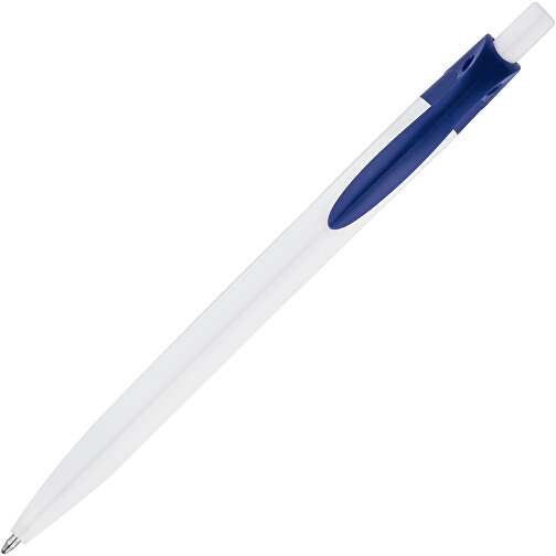 MARS. Kugelschreiber Mit Farbigem Clip , blau, Kunststoff, , Bild 2