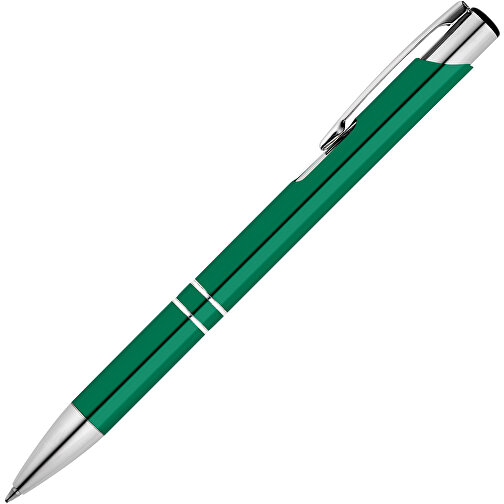 BETA. Aluminium-Kugelschreiber Mit Clip , grün, Aluminium, , Bild 2