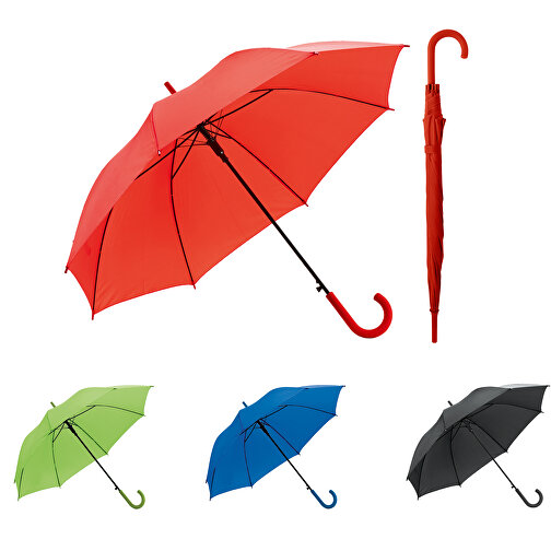 MICHAEL. Regenschirm Mit Automatischer Öffnung , hellgrün, 190T Polyester, , Bild 2