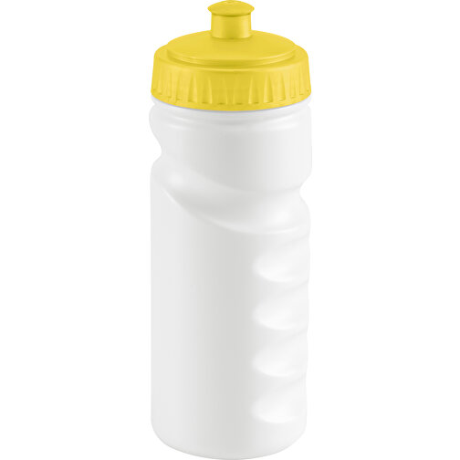 LOWRY. 530 ML HDPE-Sportflasche , gelb, HDPE, , Bild 1