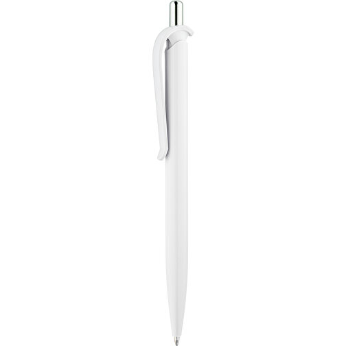ANA. ABS-Kugelschreiber Mit Clip , weiß, ABS Kunststoff, , Bild 1