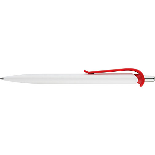 ANA. ABS-Kugelschreiber Mit Clip , rot, ABS Kunststoff, , Bild 3