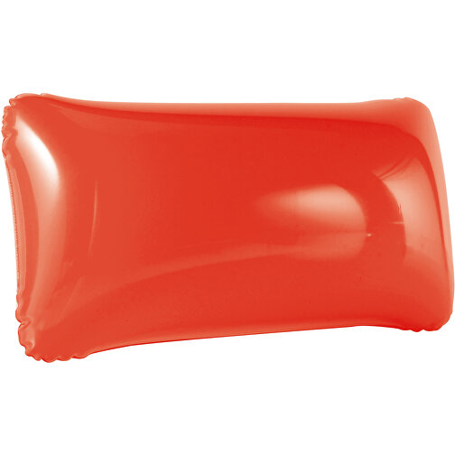 TIMOR. Strandkissen Aufblasbar Aus Undurchsichtigem PVC , rot, PVC, , Bild 1