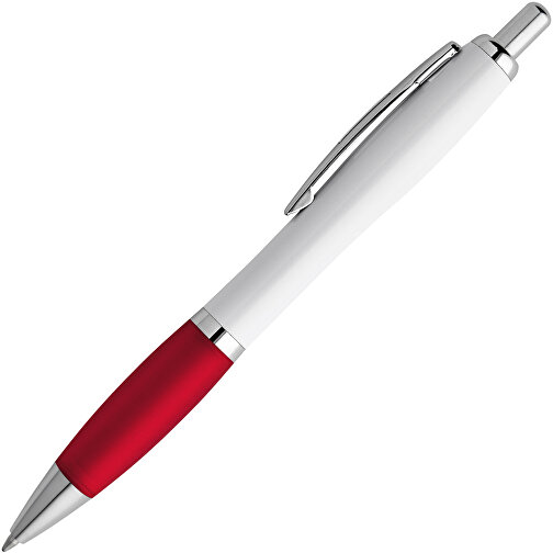 MOVE BK. Kugelschreiber Mit Clip Und Metall Applikationen , rot, Kunststoff, , Bild 2