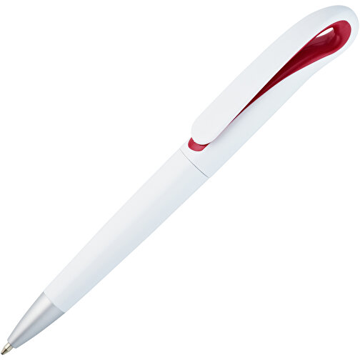 TOUCAN. Kugelschreiber Mit Drehmechanik Und Clip , rot, Kunststoff, , Bild 2