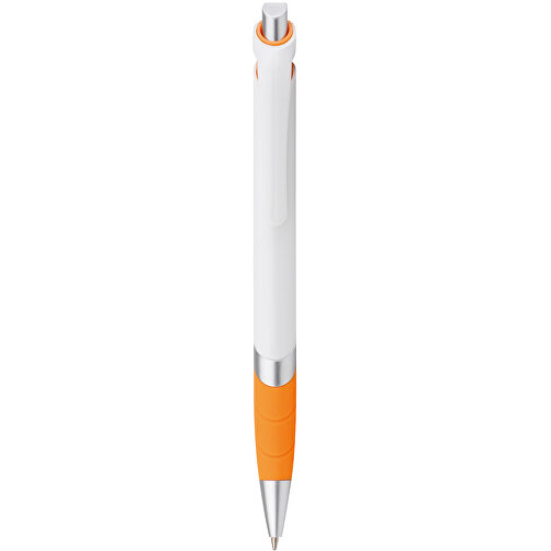 MOLLA. Kugelschreiber Mit Gummigriff , orange, Kunststoff, , Bild 1