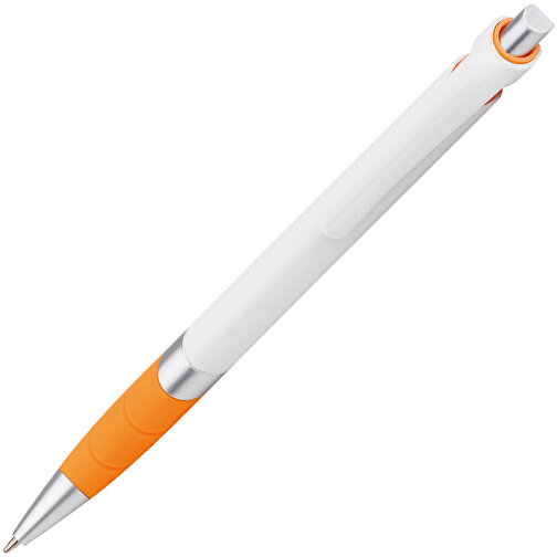 MOLLA. Kugelschreiber Mit Gummigriff , orange, Kunststoff, , Bild 2