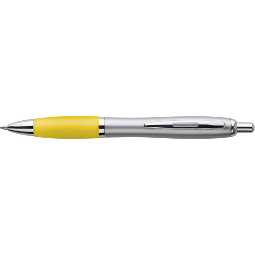 SWING. Kugelschreiber Mit Clip Aus Metall , gelb, Kunststoff, , Bild 3