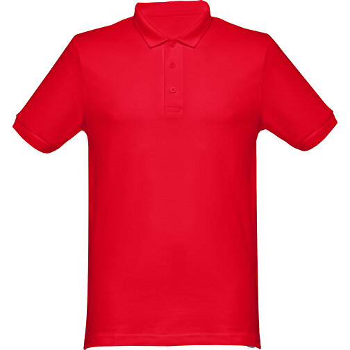 THC MONACO. Herren Poloshirt , rot, 100% Baumwolle, XL, 75,50cm x 58,00cm (Länge x Breite), Bild 1