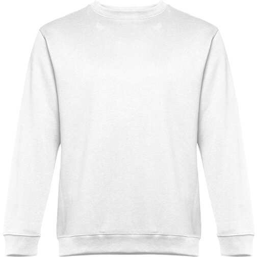 THC DELTA WH. Unisex Sweatshirt , weiss, Baumwolle und Polyester, S, 67,00cm x 52,00cm (Länge x Breite), Bild 2