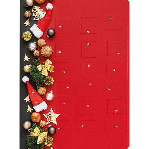 Classic Wand Adventskalender Hochformat, Individuelle Motive , Friedel, Karton, recycelbarers Inlay, 34,50cm x 1,00cm x 24,40cm (Länge x Höhe x Breite), Bild 1